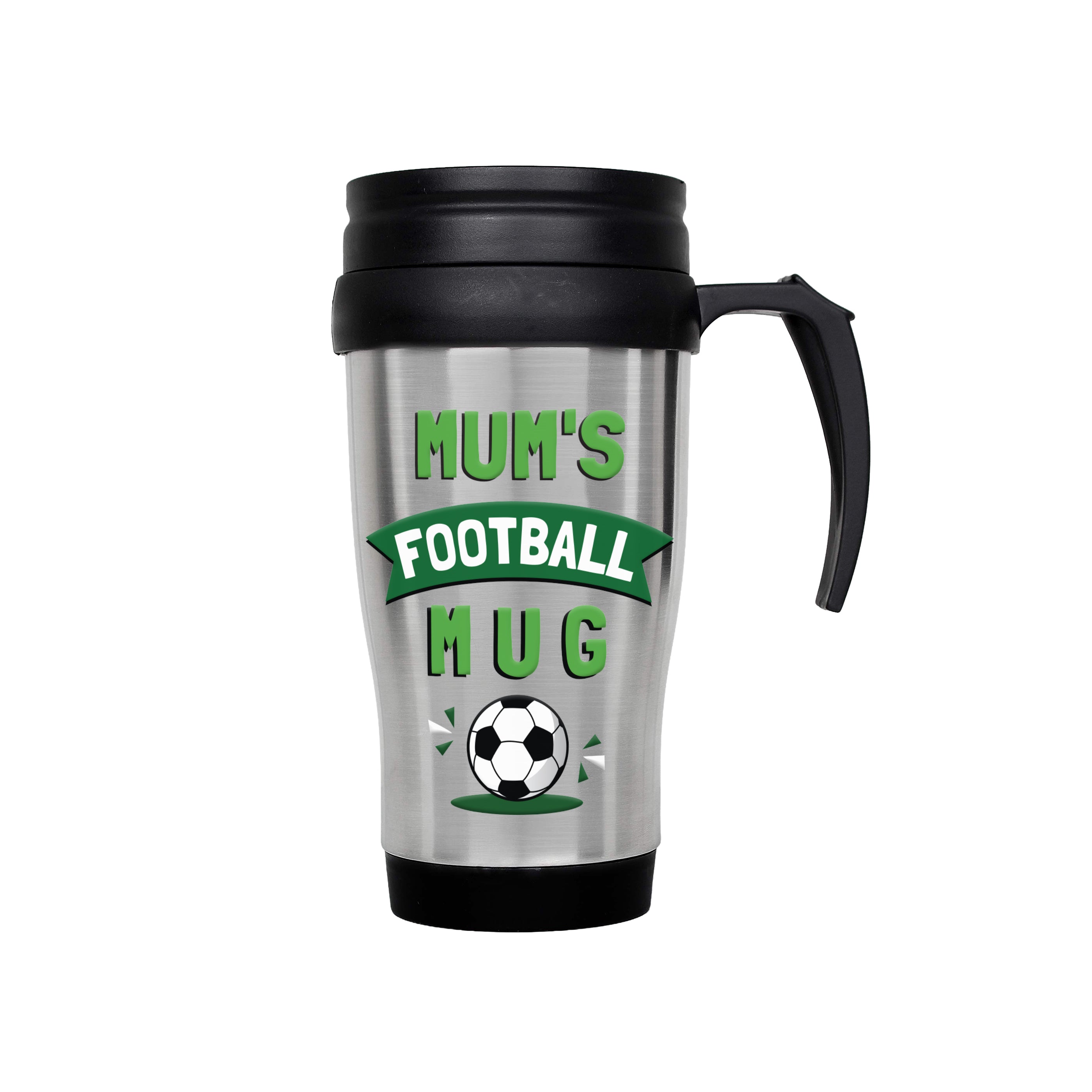 Personalised Football Thermal Mug - Truly Yours