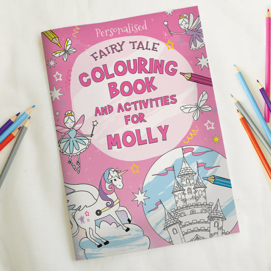 Personalised Princess & Unicorn Colouring Book - Truly Yours