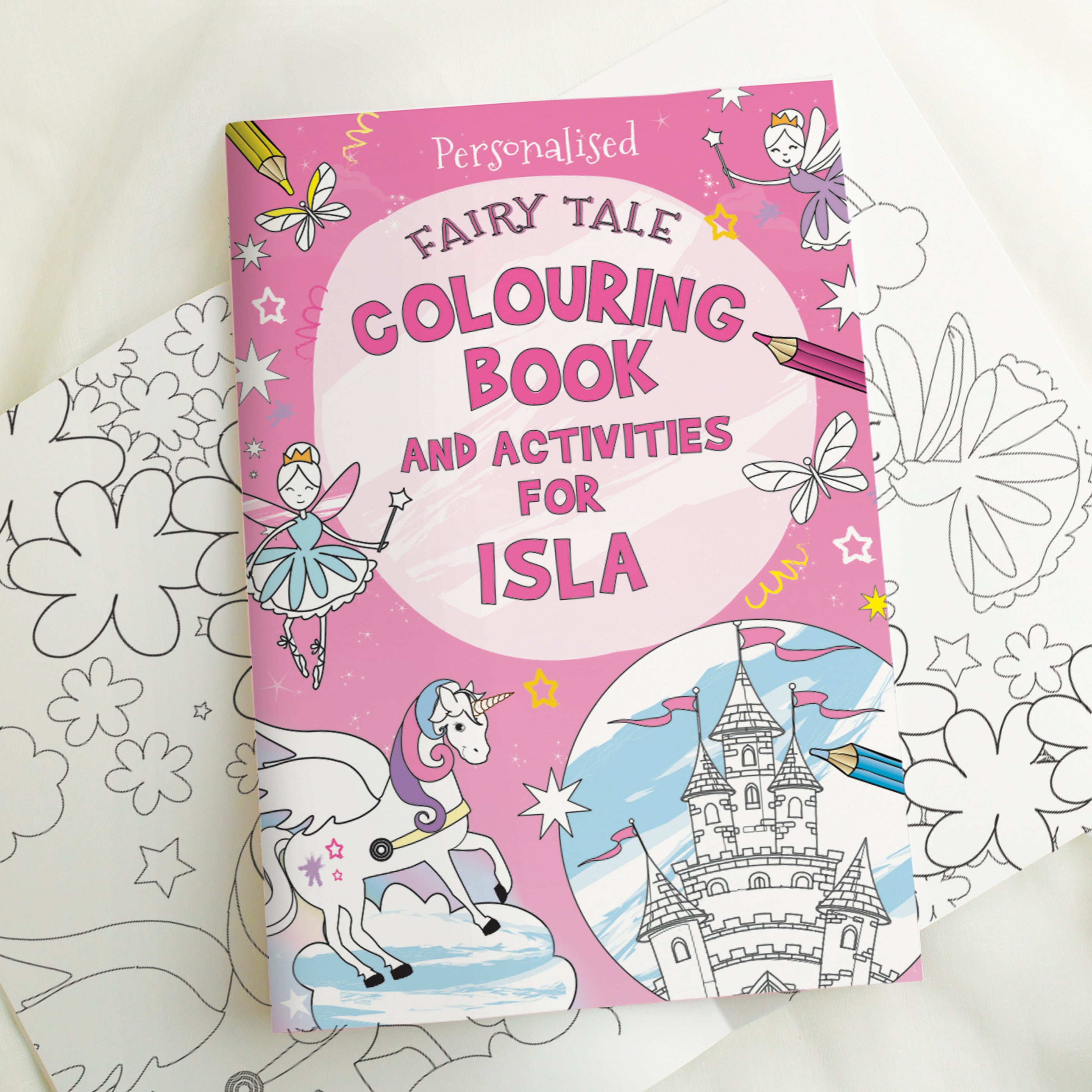 Personalised Princess & Unicorn Colouring Book - Truly Yours