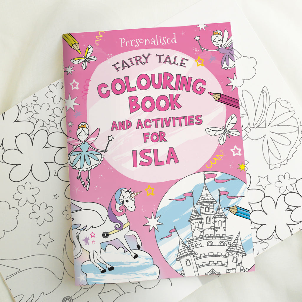Personalised Princess & Unicorn Colouring Book - Truly Yours