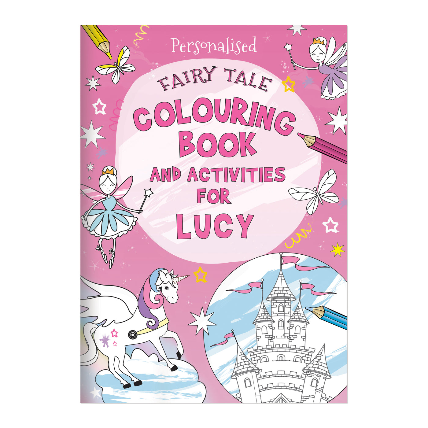Personalised Princess & Unicorn Colouring Book - Truly Yours