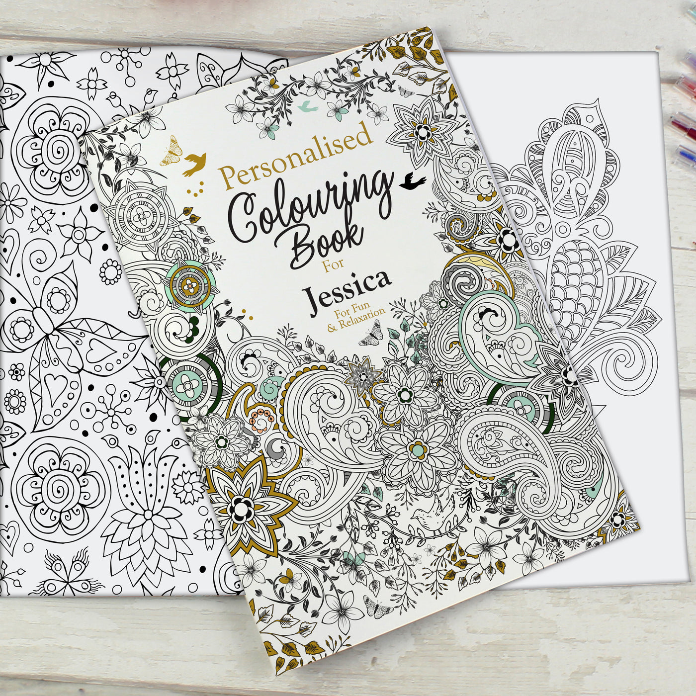 Personalised Botanical Colouring Book - Truly Yours