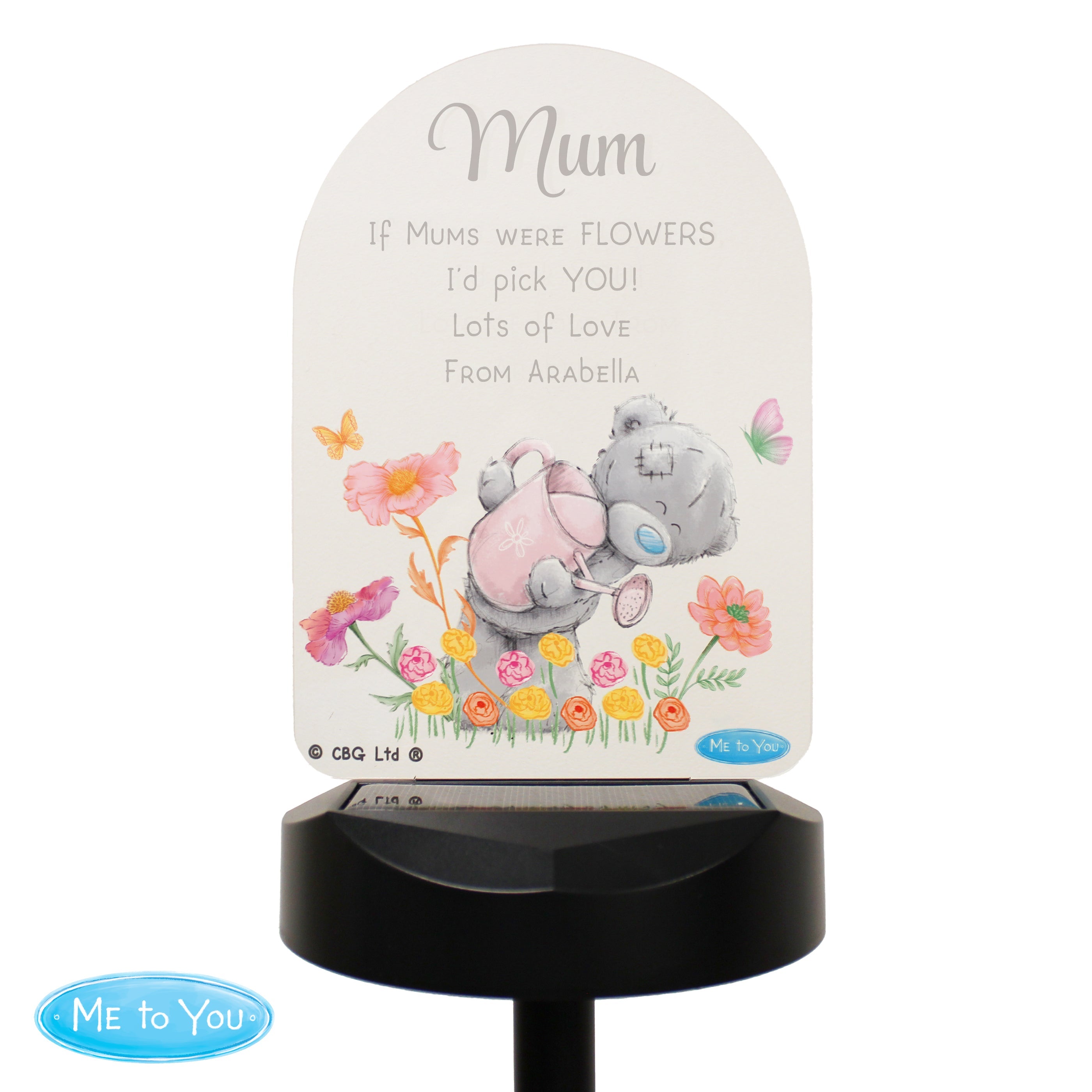 Personalised Me to You Garden LED Solar Light Solar light