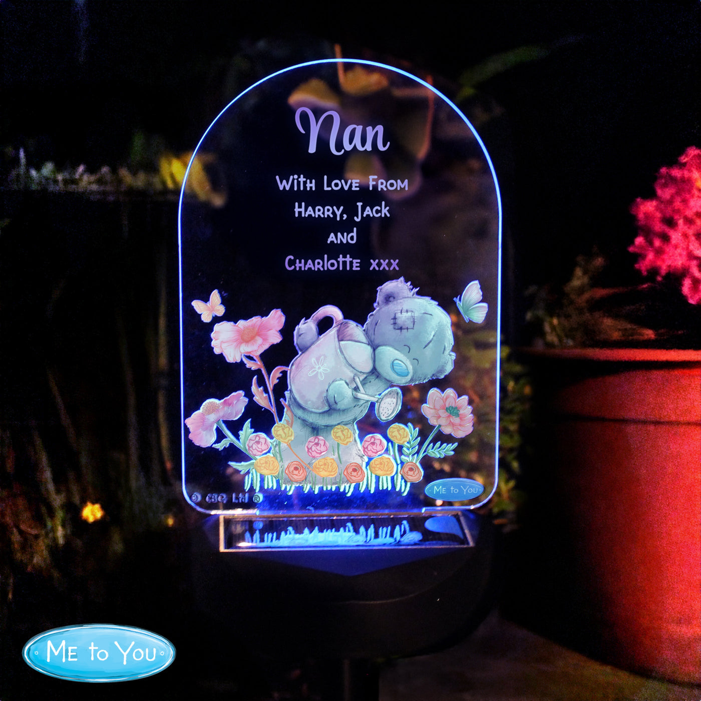 Personalised Me to You Garden LED Solar Light Solar light