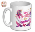 Too Magical for Negativity Unicorn Ceramic Mug – Inspirational Coffee & Tea Cup Gift
