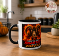 Fiery Ram “Roasted Like My Coffee” Novelty Mug