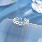 925 Sterling Silver Heart Toe Ring - 2 other designs