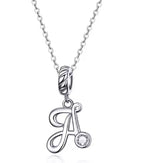 925 Sterling Silver Initial Necklace