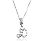 925 Sterling Silver Initial Necklace