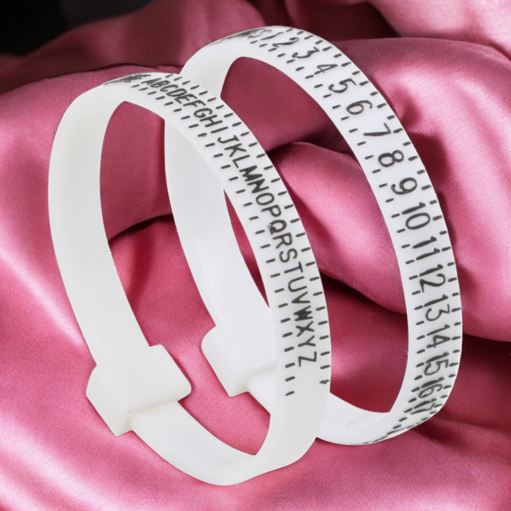 Adjustable Ring Sizer Pair – Multi Size UK & US Measure Gauge