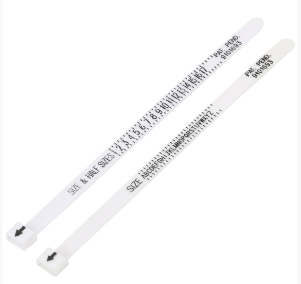 Adjustable Ring Sizer Pair – Multi Size UK & US Measure Gauge