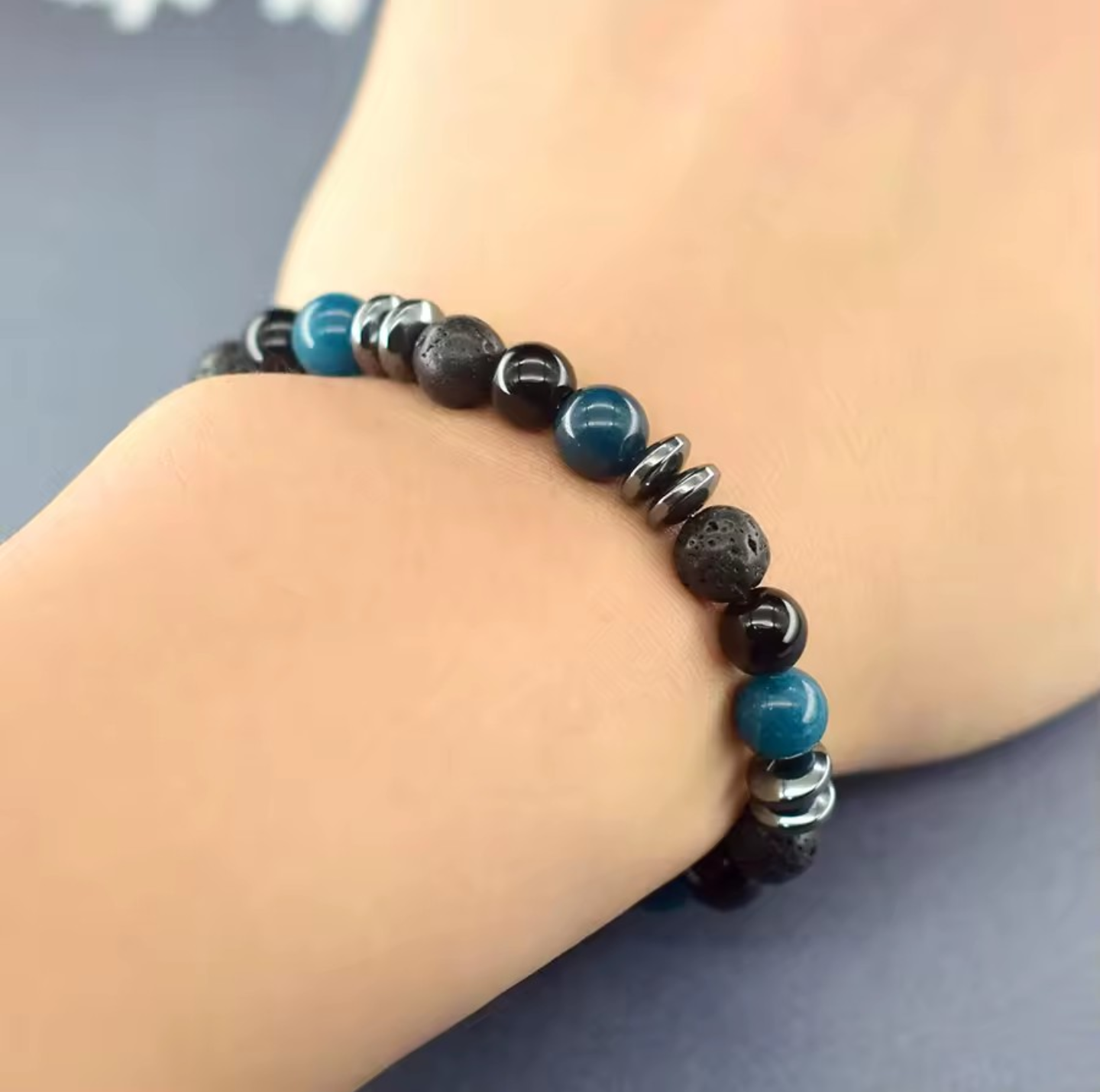 Natural Stone Healing Energy Bracelets for Men & Women