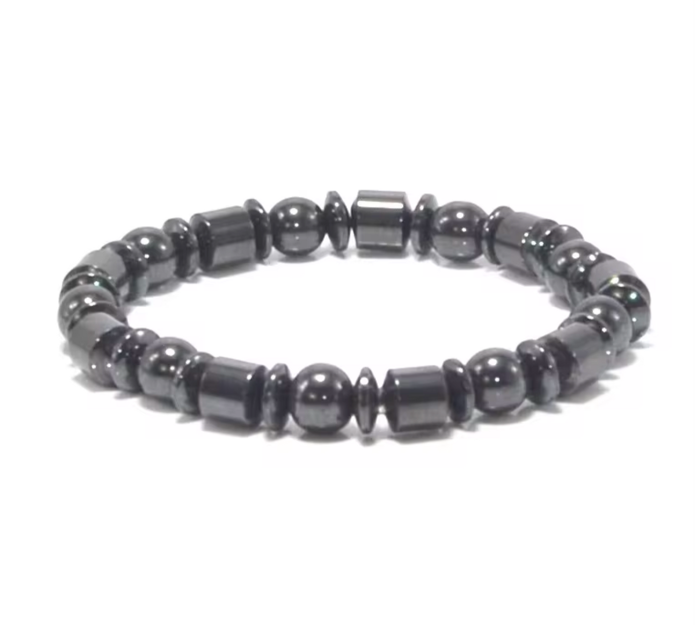 Magnetic Therapy Black Stone Bracelet - For Slimming Unisex - Truly Yours