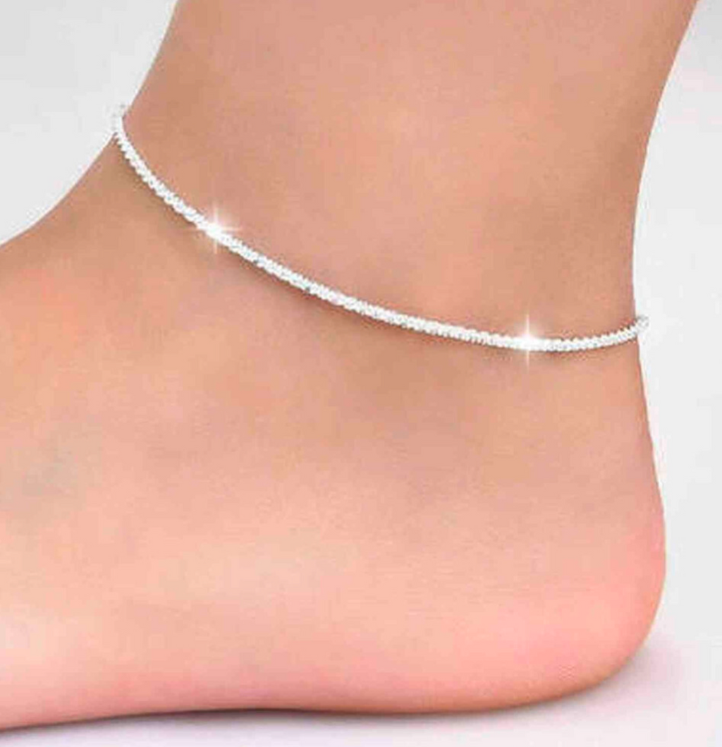 Double-Layer Alloy Anklet