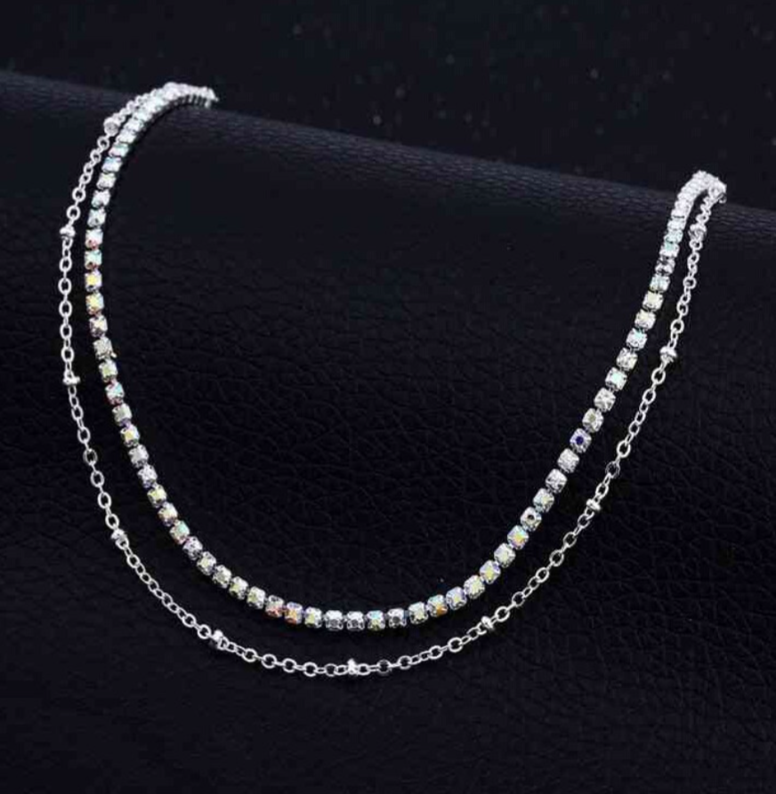 Double-Layer Alloy Anklet