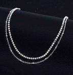 Double-Layer Alloy Anklet