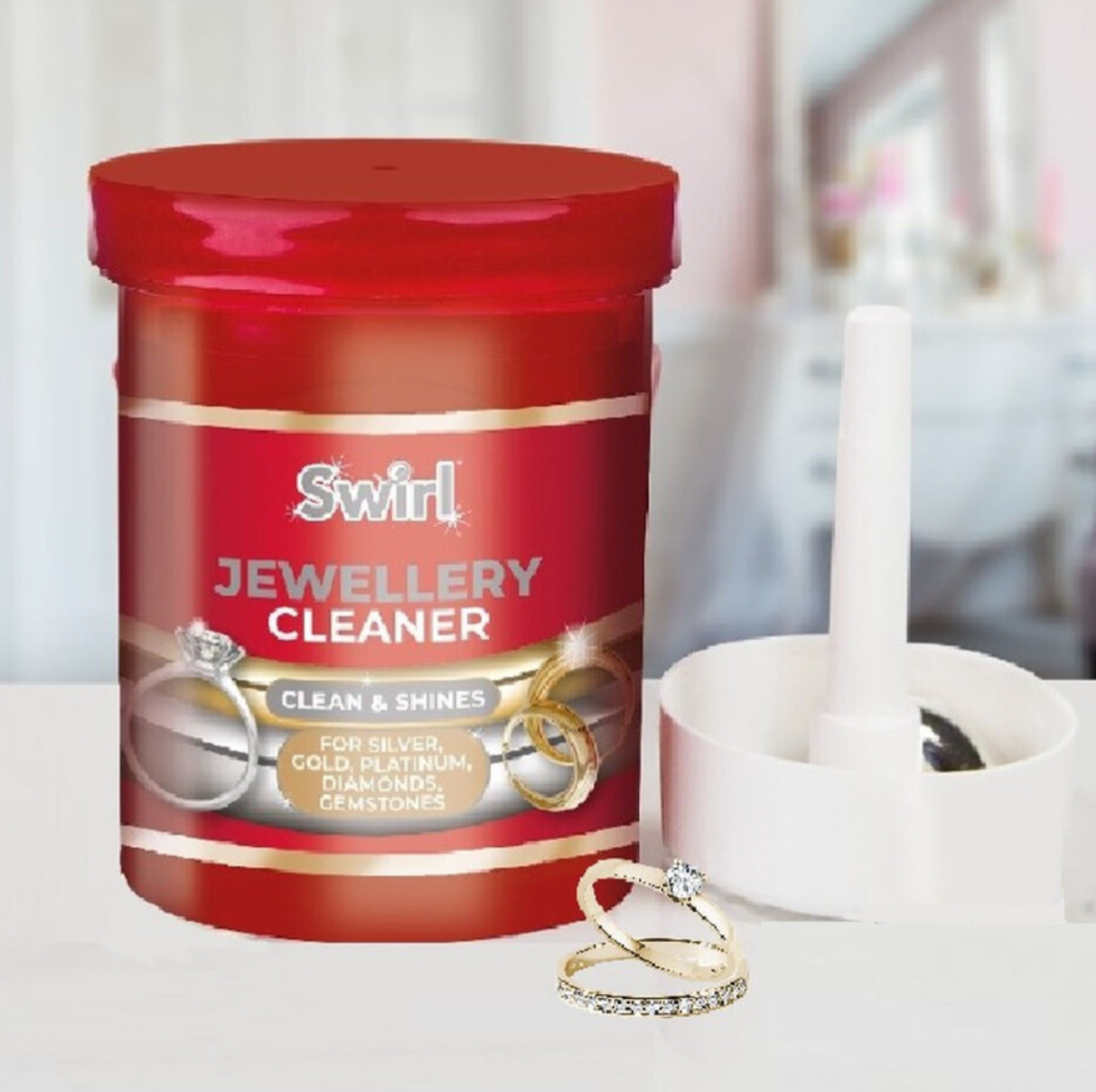 Liquid Jewellery Cleaner Cleans and Shines Silver Gold Diamonds 145ml