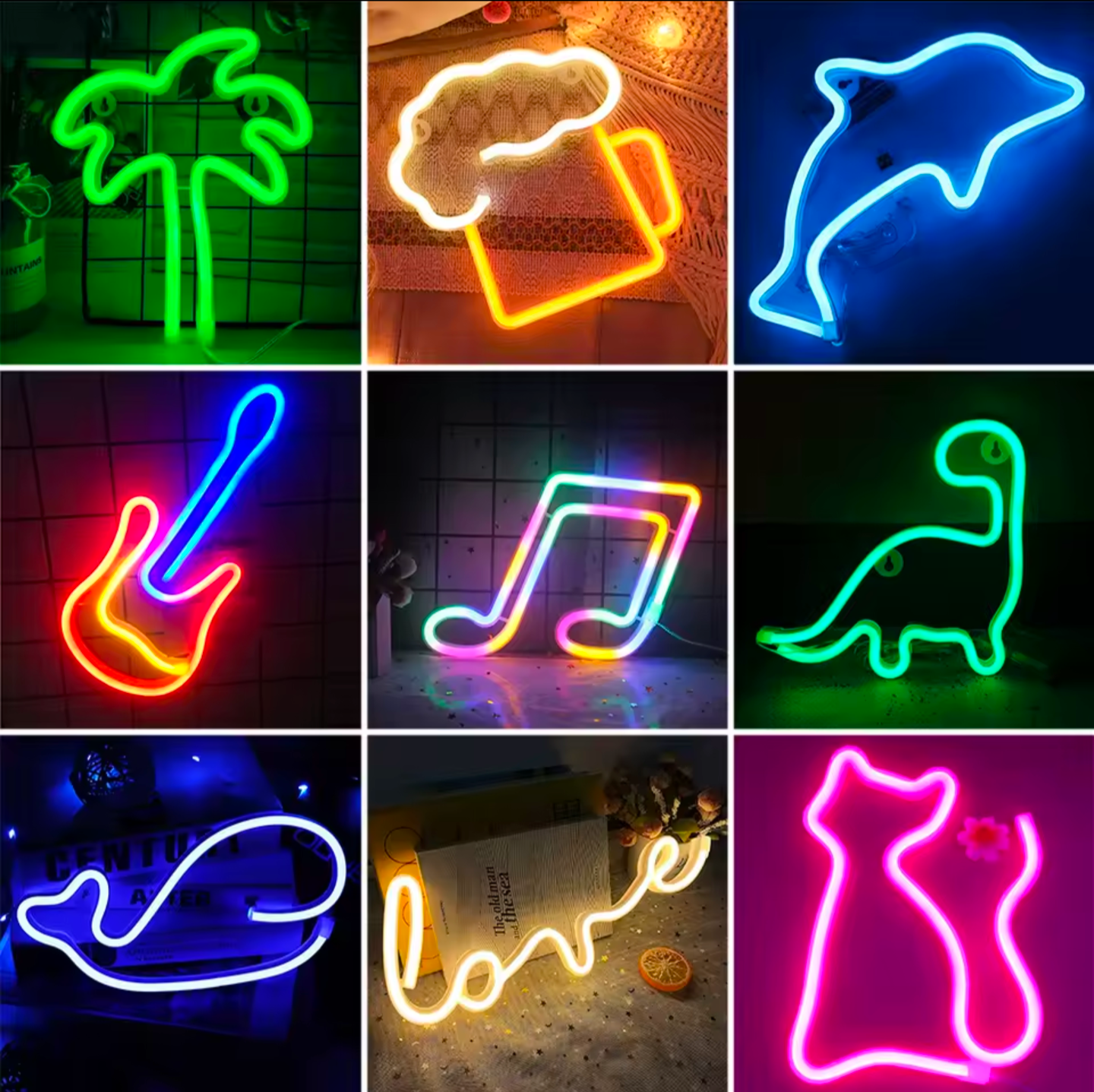 LED Neon Light Wall Decor Collection Led light