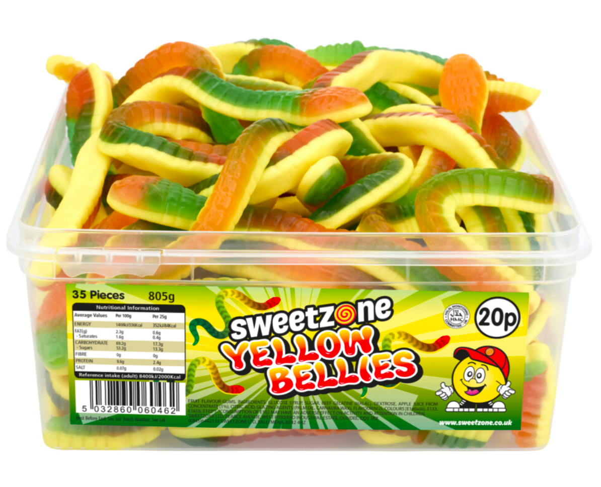 Yellow Bellies 800g TUB