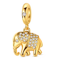 925 Sterling Silver Gold Charms - Truly Yours