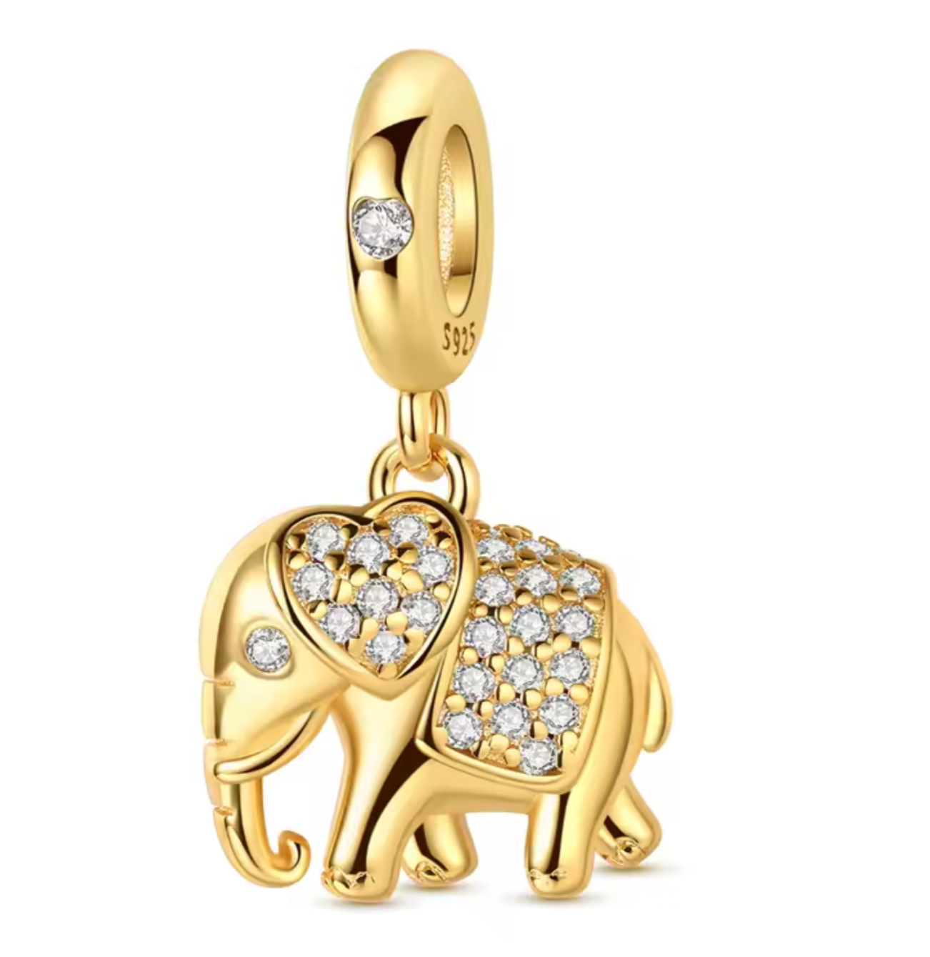 925 Sterling Silver Gold Charms - Truly Yours