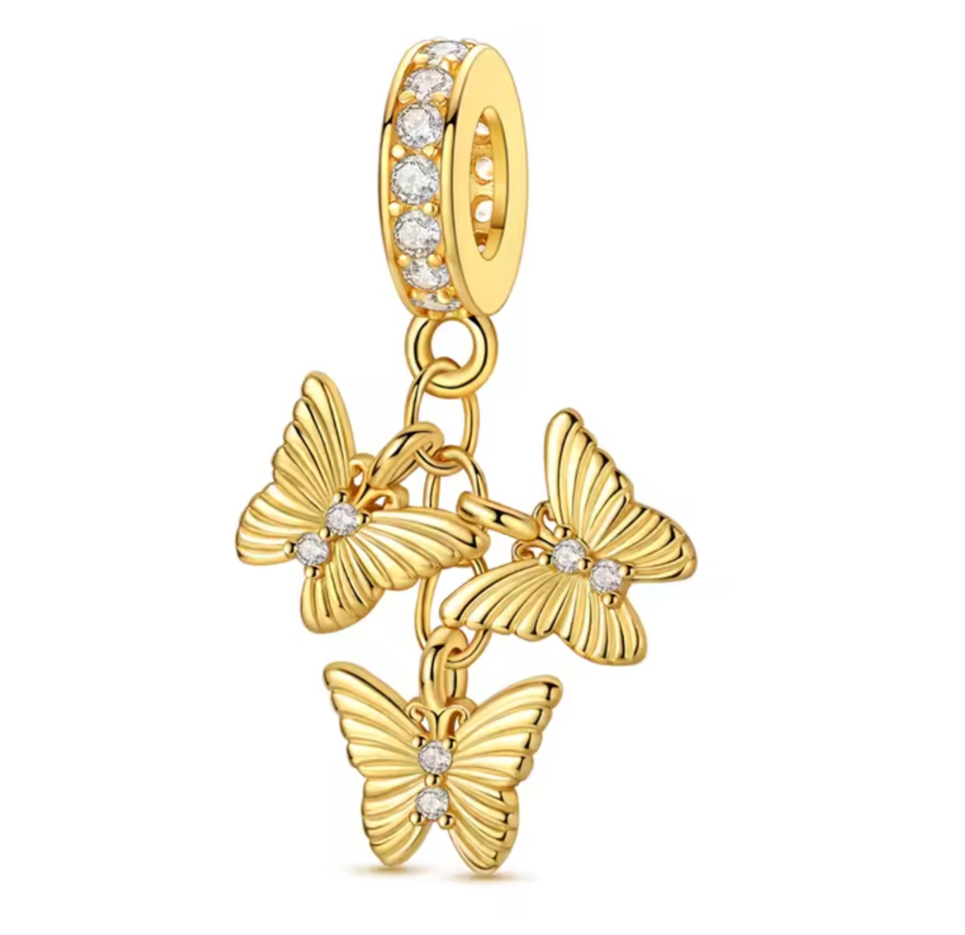 925 Sterling Silver Gold Charms - Truly Yours