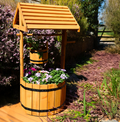 Actiasgear - Wooden Wishing Well Garden Planter - Truly Yours