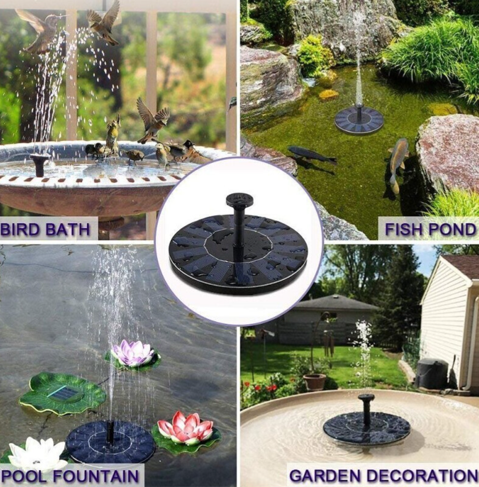 Floating Solar Fountain Pump for Garden, Pool & Pond - Truly Yours