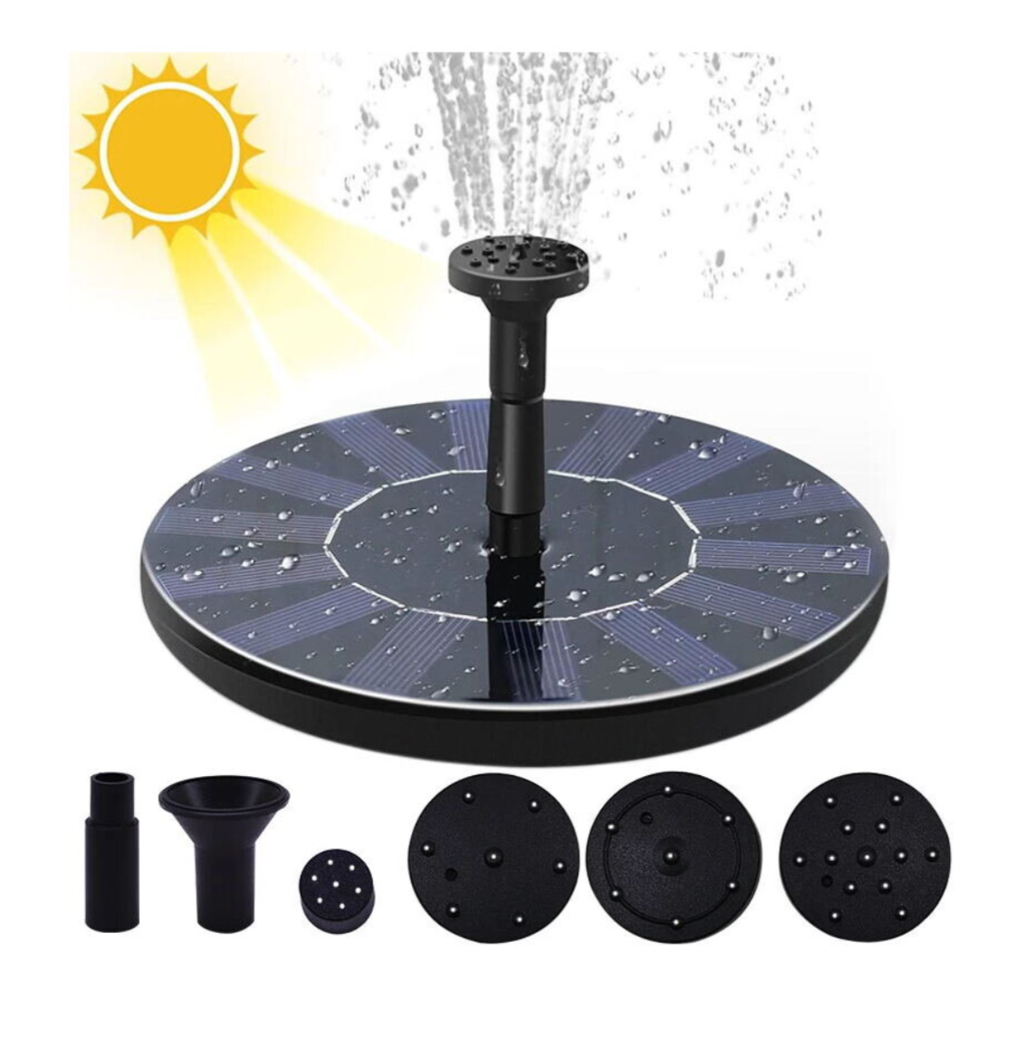 Floating Solar Fountain Pump for Garden, Pool & Pond - Truly Yours
