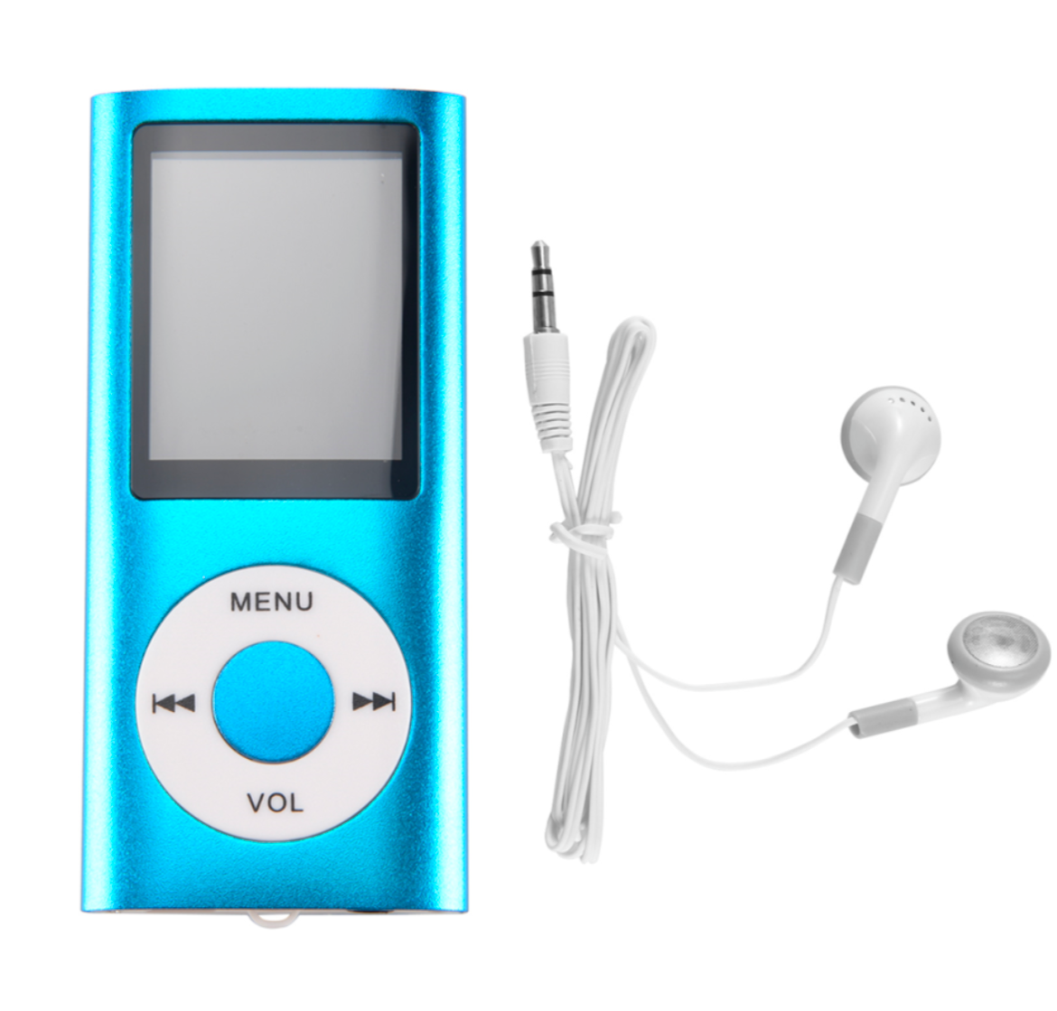 MP3 Player with Bluetooth 5.0, Music Player with 32GB TF Card,(Blue) - Truly Yours