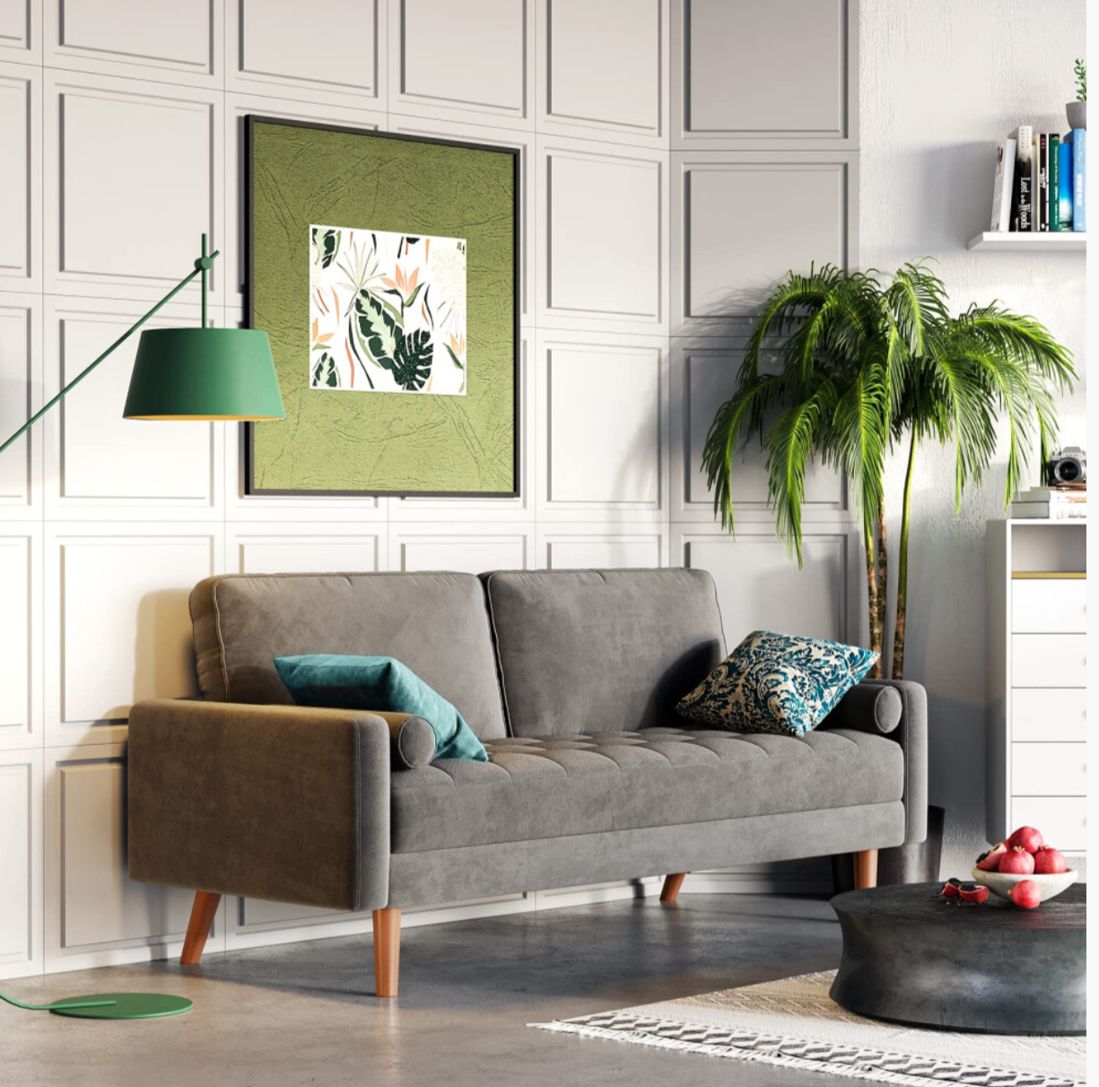 Velvet Sofa Modern 2 Seater Couches