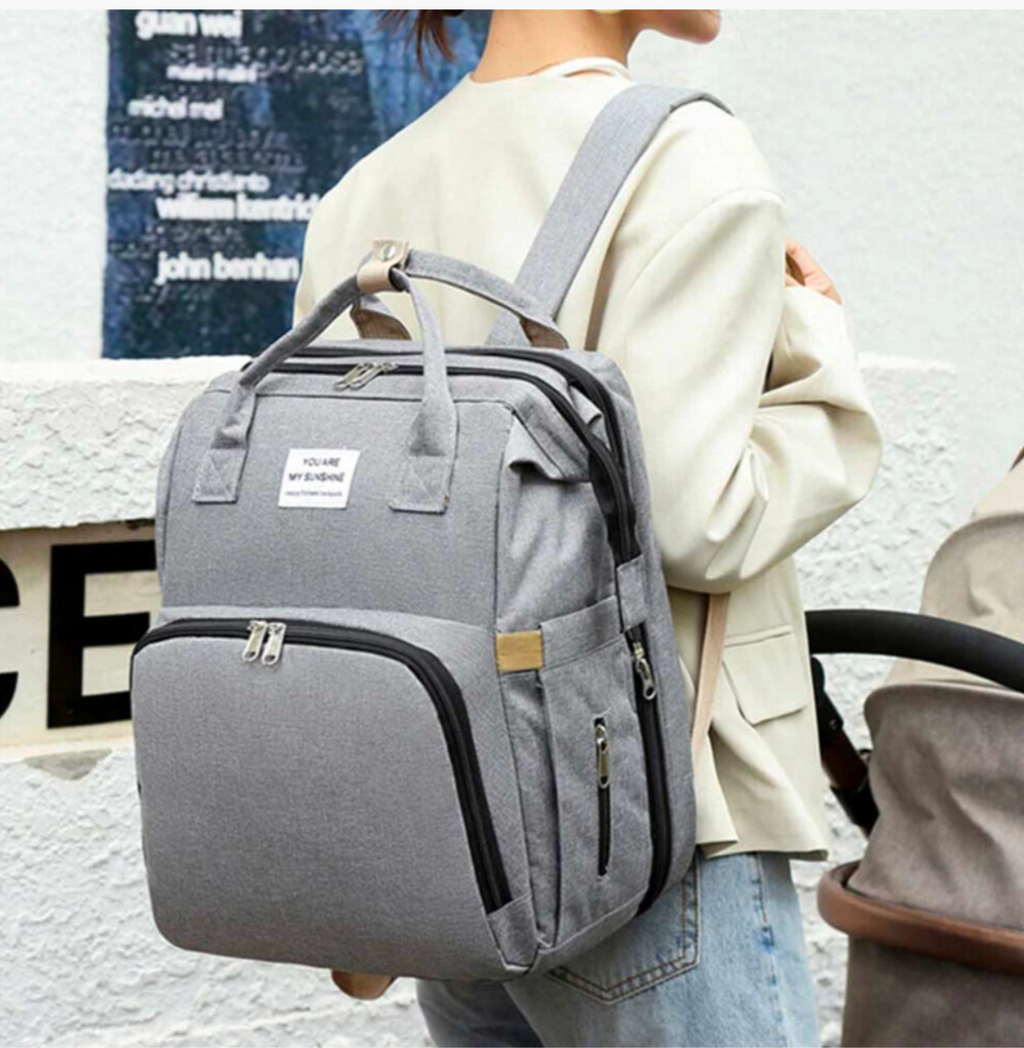 3-in-1 Baby Diaper Bag Backpack with Changing Station Mommy Travel Bag - Truly Yours