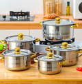 5PCS Stainless Steel Cookware Saucepan Set - Truly Yours