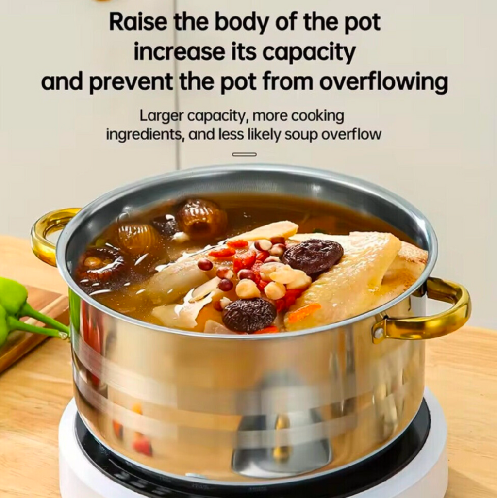 5PCS Stainless Steel Cookware Saucepan Set - Truly Yours