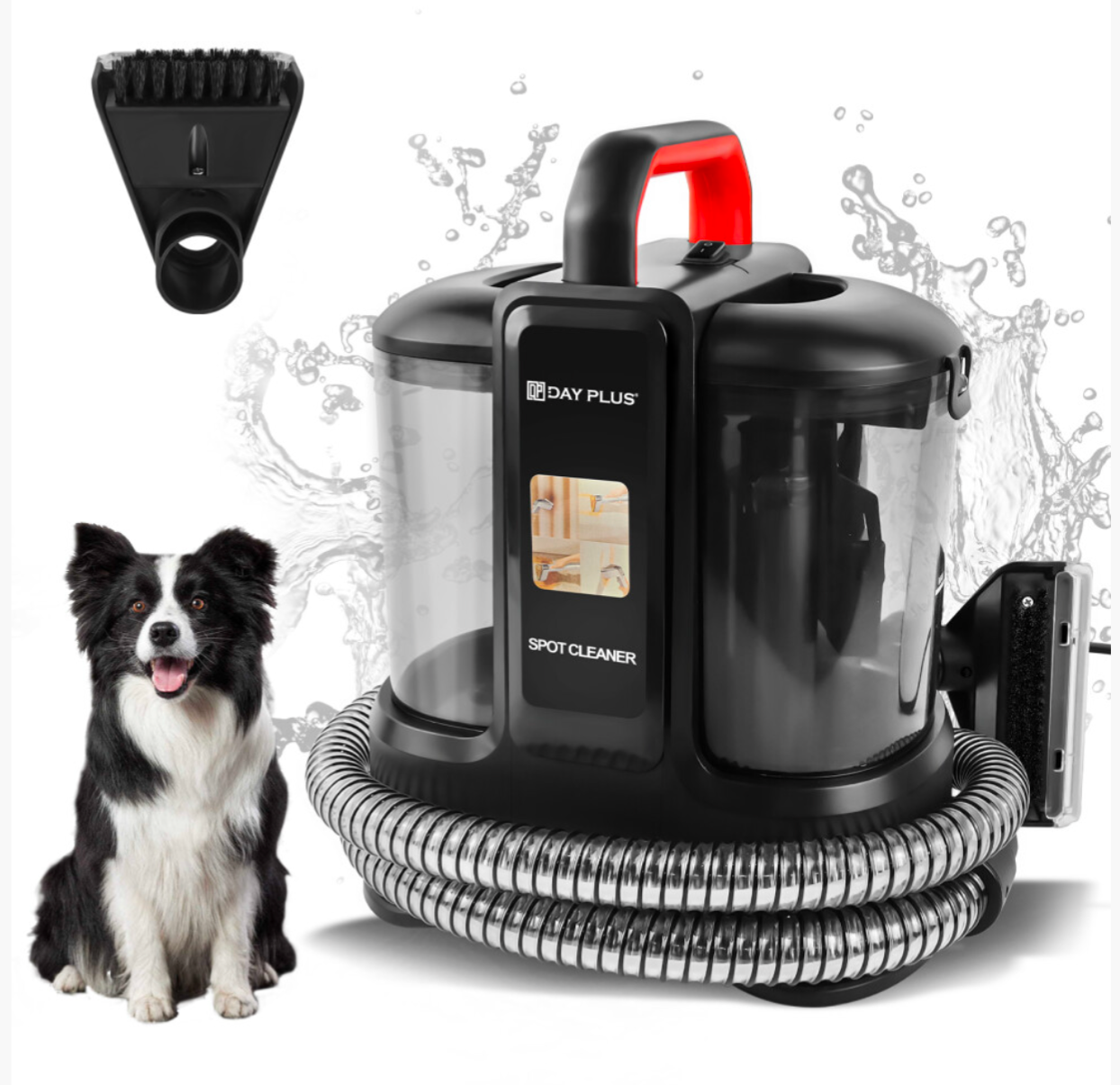 Portable Carpet Cleaner, Handheld 3000W Upholstery Spot Cleaner Washer Machine for Car Interior, Stairs, Carpet, Pet Stains and Multi-Surface Cleaning