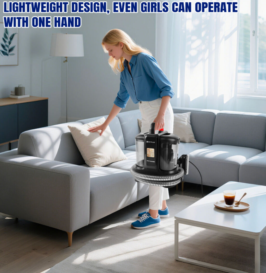 Portable Carpet Cleaner, Handheld 3000W Upholstery Spot Cleaner Washer Machine for Car Interior, Stairs, Carpet, Pet Stains and Multi-Surface Cleaning - Truly Yours