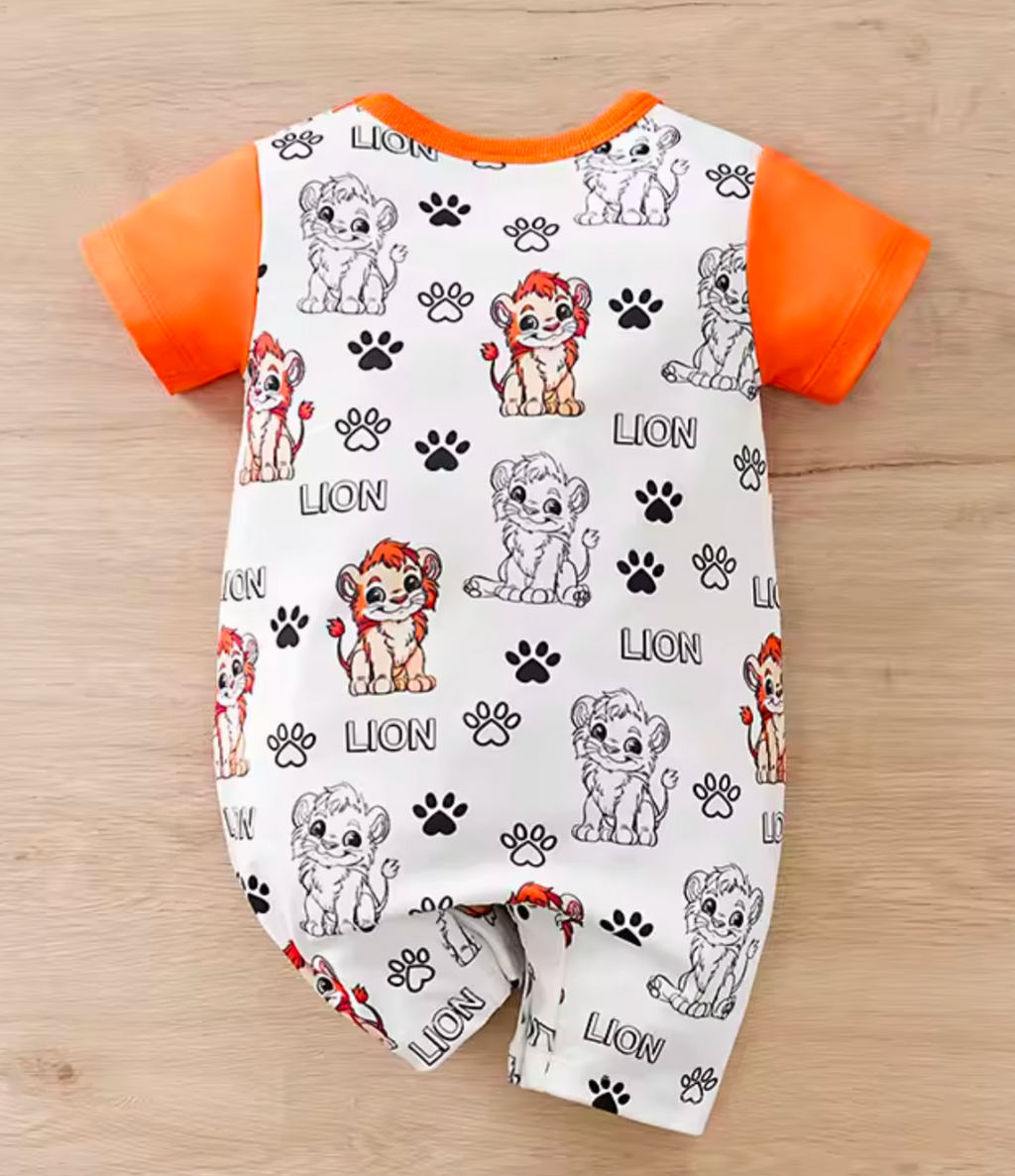 Adorable Lion or Duck Baby Outfit Set – Cartoon Romper & T-Shirt for Boys & Girls - Truly Yours