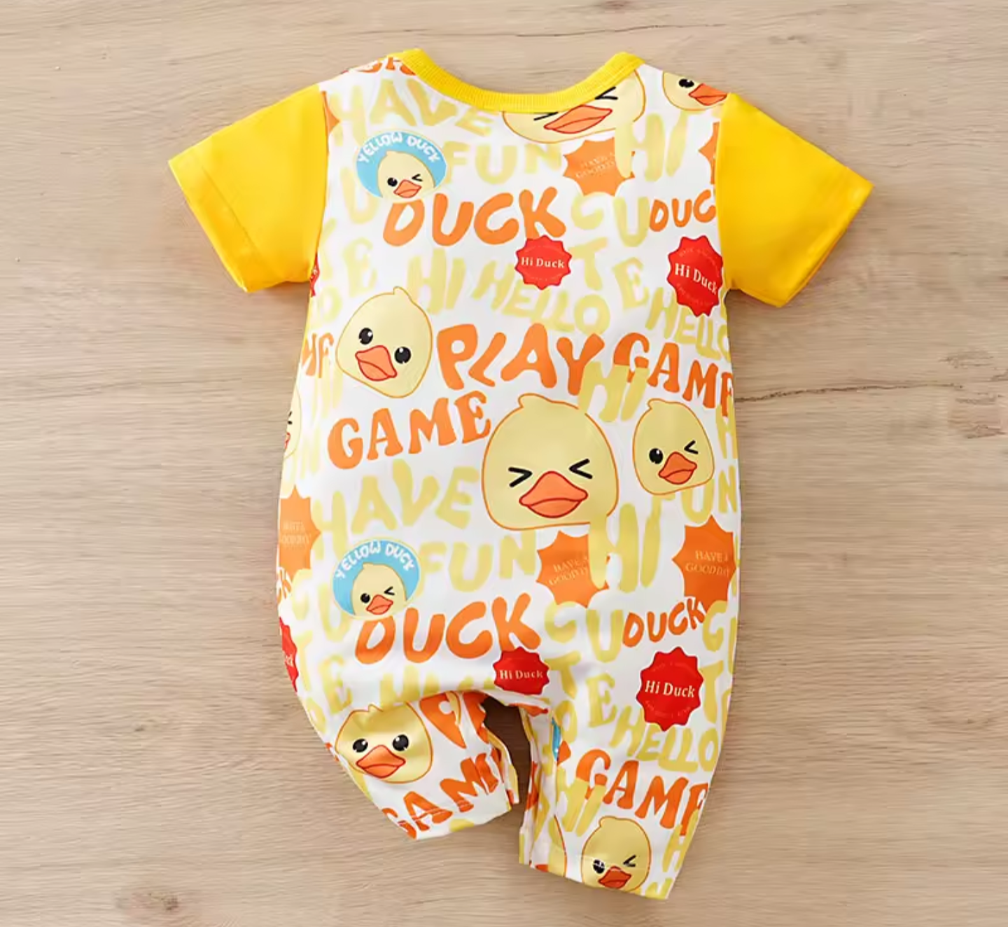 Adorable Lion or Duck Baby Outfit Set – Cartoon Romper & T-Shirt for Boys & Girls - Truly Yours