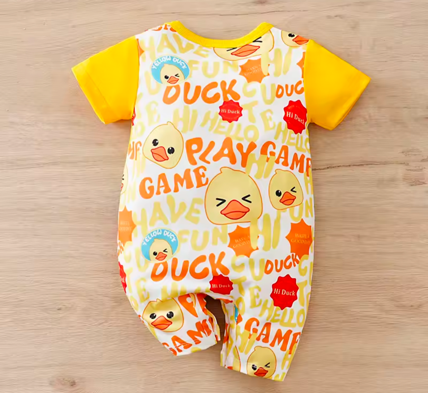 Adorable Lion or Duck Baby Outfit Set – Cartoon Romper & T-Shirt for Boys & Girls - Truly Yours