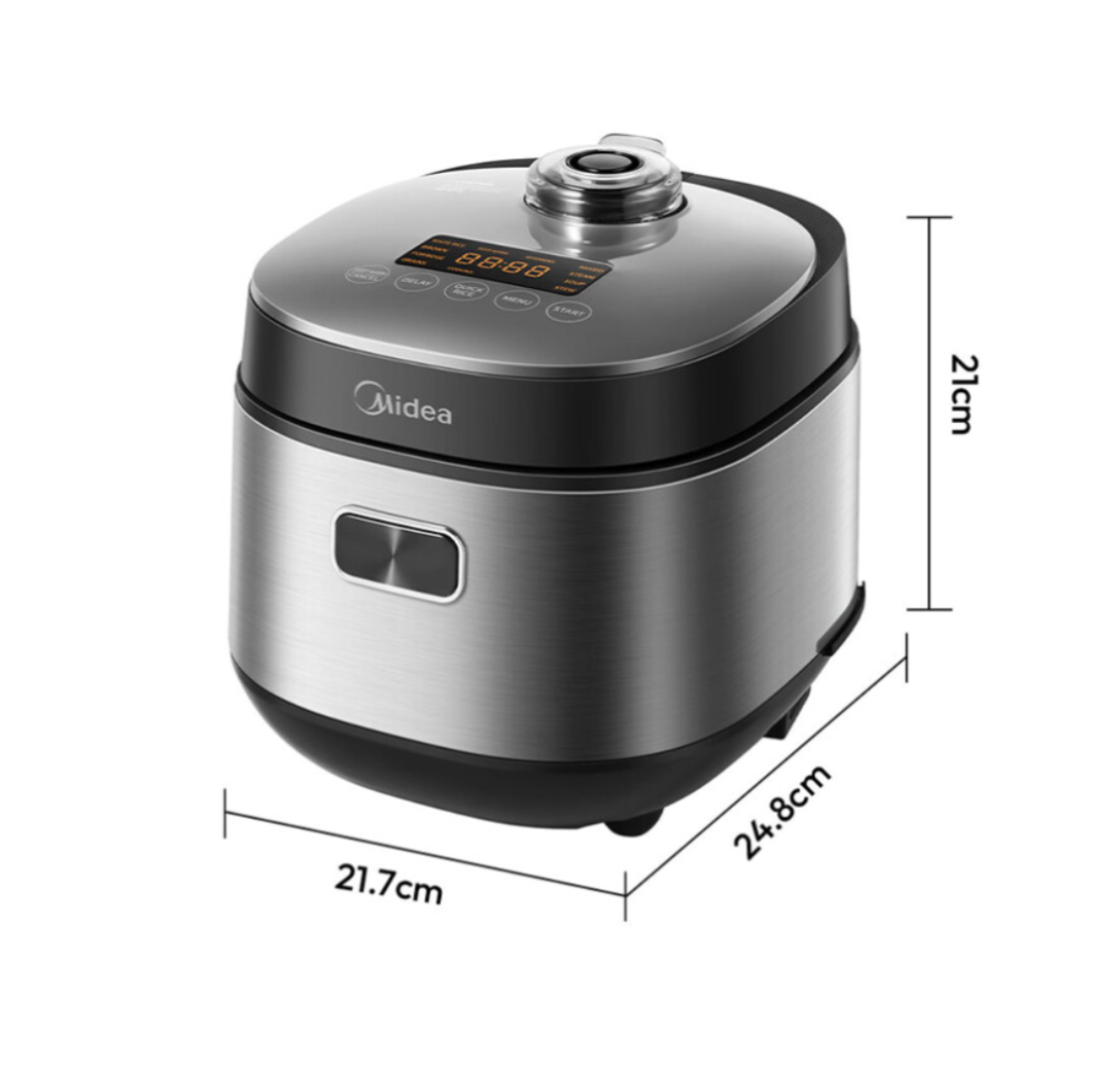 Multi‑Function Digital Rice Cooker – 9 Cooking Functions, Compact Stainless Steel Design - Truly Yours