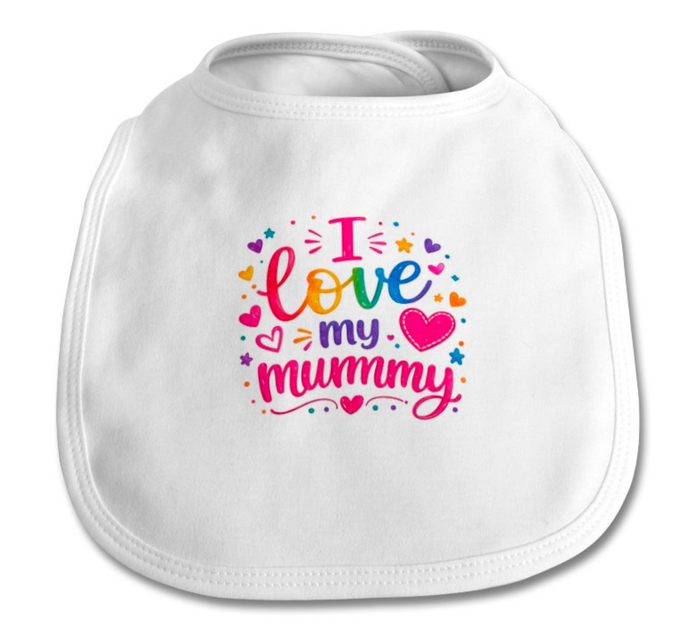 I Love My Mummy Baby Bib - Truly Yours