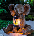 Elephant Lantern with Solar LED Light - Truly Yours