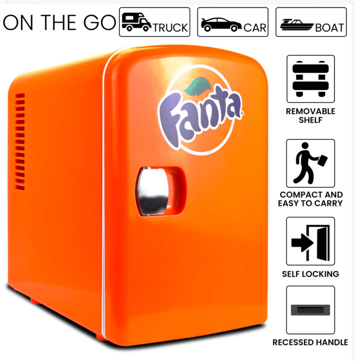 4L Fanta Mini Fridge - Truly Yours