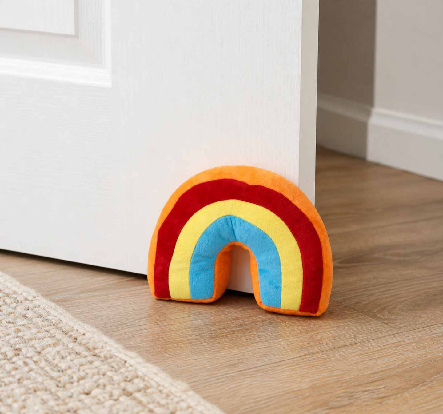 Plush Rainbow Door Stop