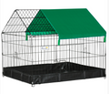 Pawhut Metal Small Animal Cage with Roof Cover & Removable Tray - Truly Yours
