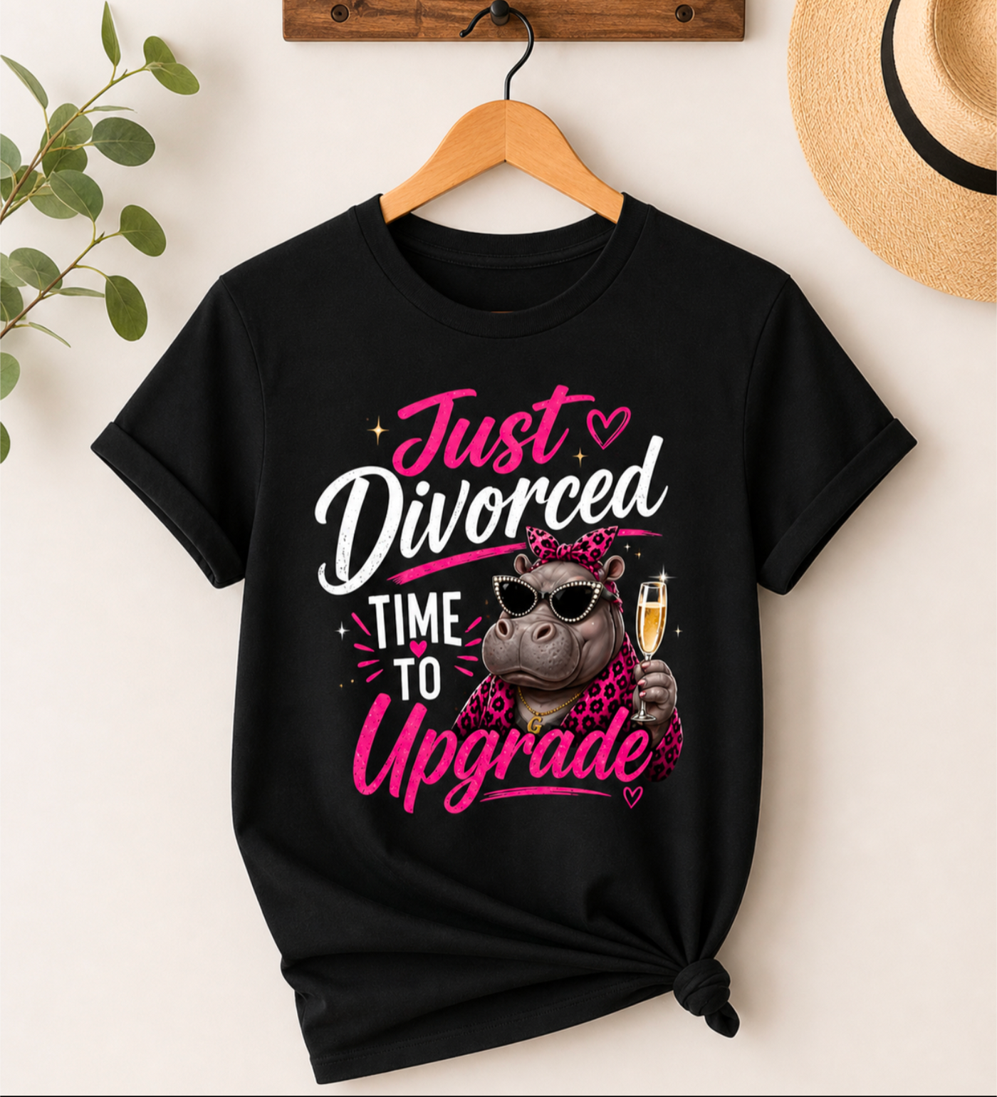 Just Divorced – Time to Upgrade Graphic T-Shirt - Truly Yours