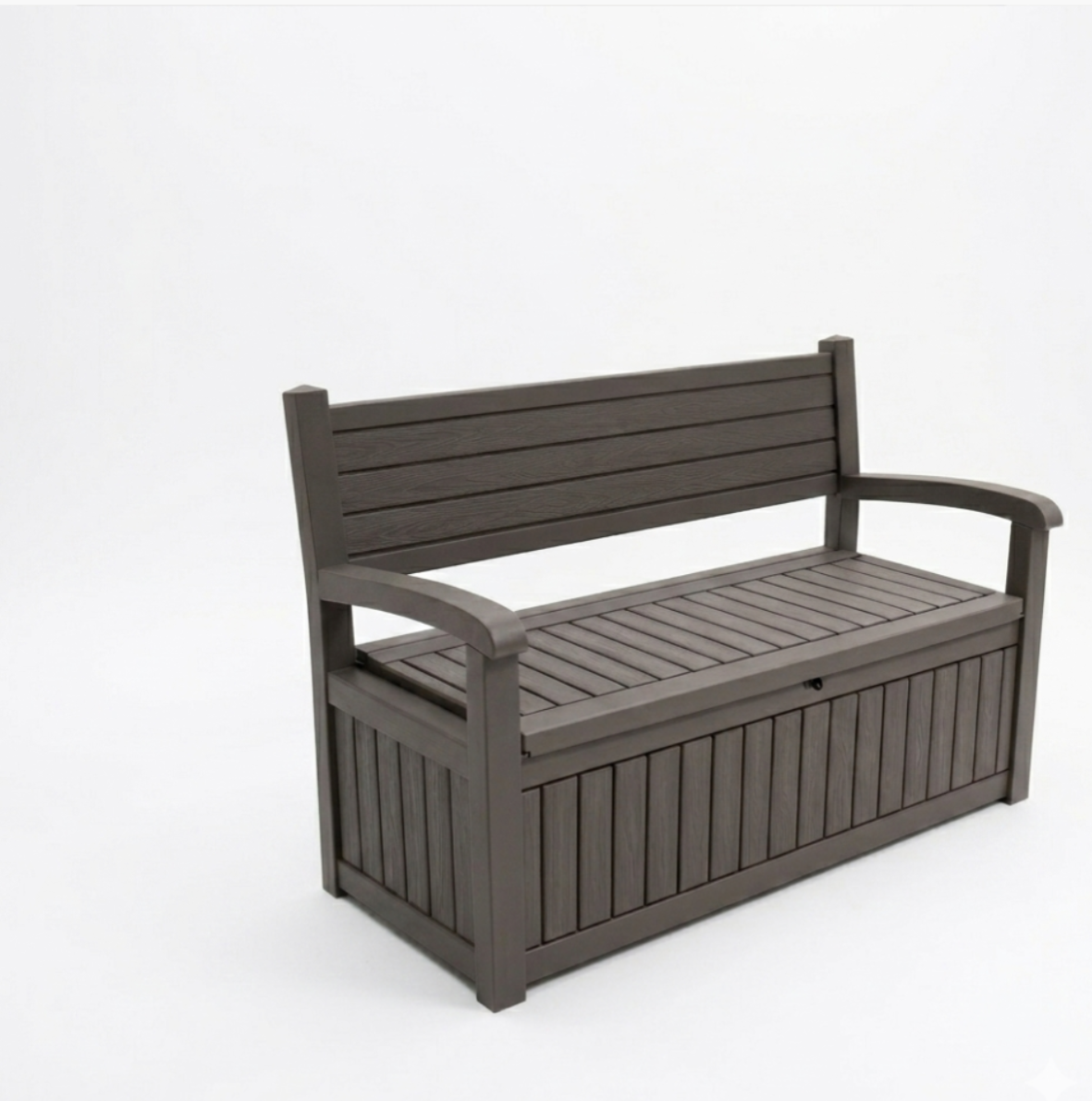 Alivio Outdoor Storage Bench Padlock Compatible 265L with Ample Storage Space (Grey) - Truly Yours