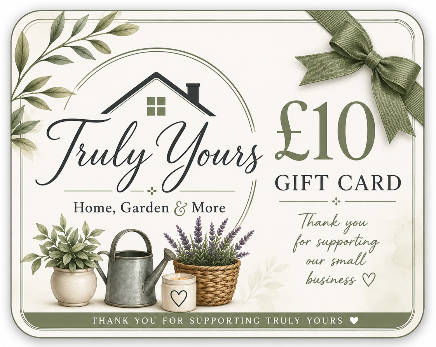Truly Yours Gift Card