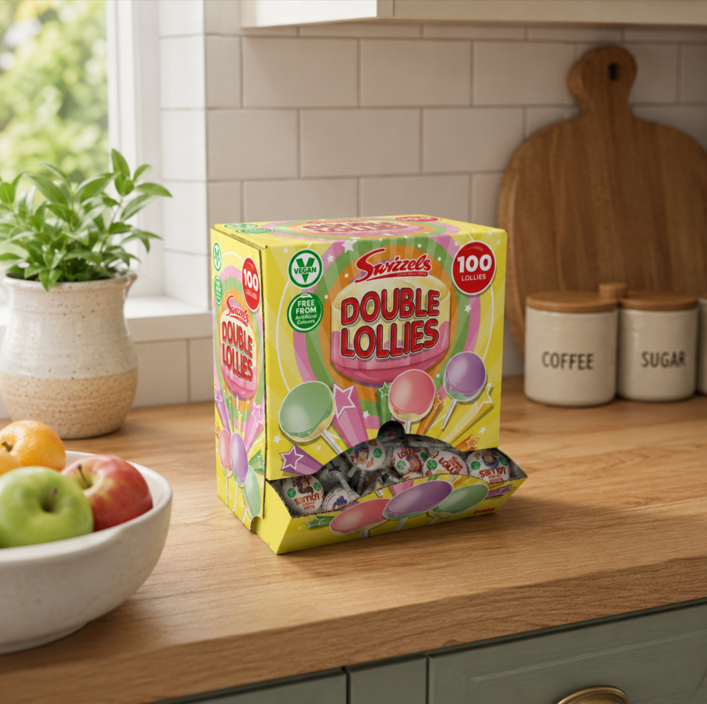 Swizzels Double Lollies Wrap 100 Count