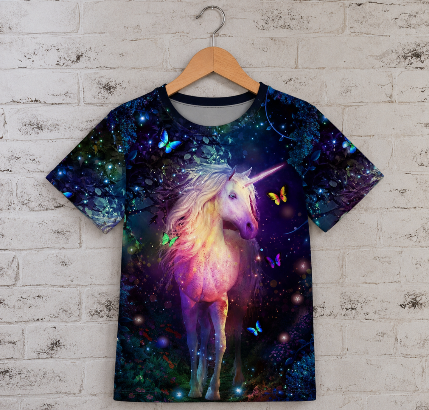 Girls' 3D Animal Unicorn T shirt Short Sleeve - Truly Yours